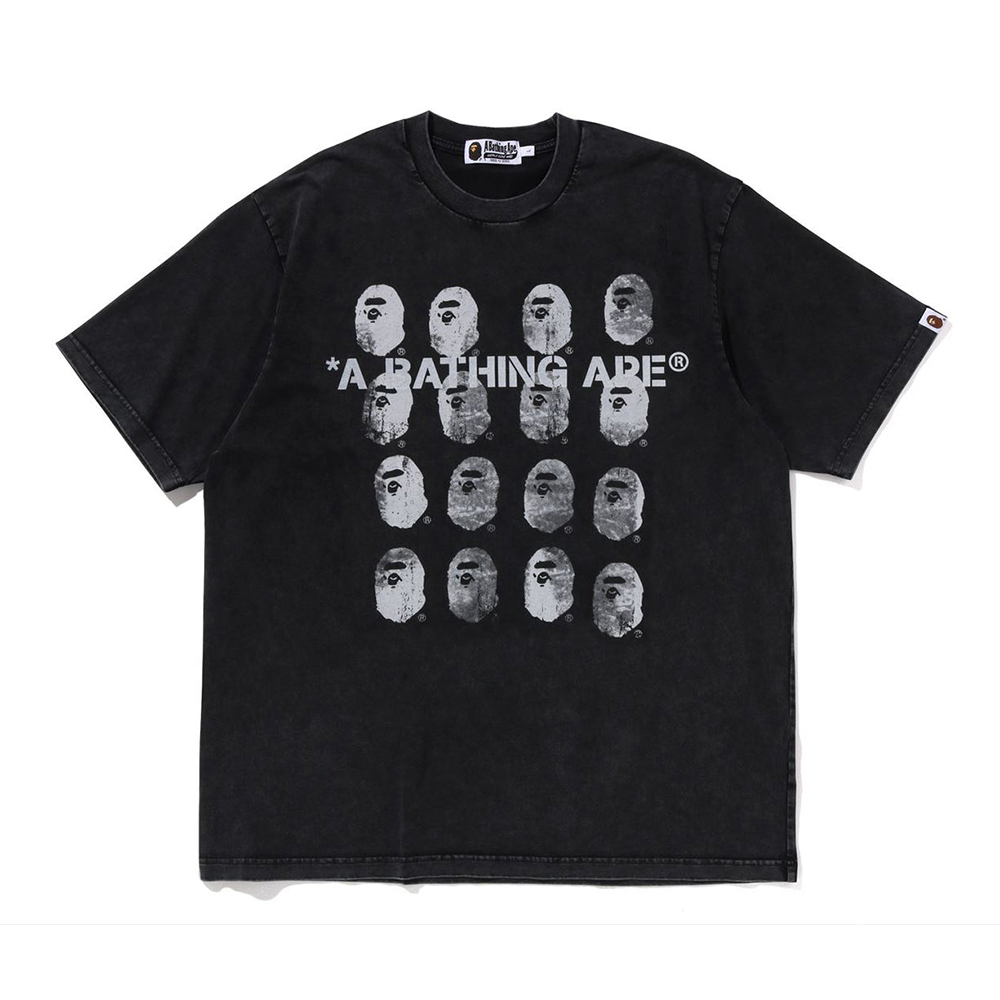 베이프 반팔티 GARMENT DYE LOGO RELAXED FIT TEE 1L30-109-348 - 상세 이미지 4