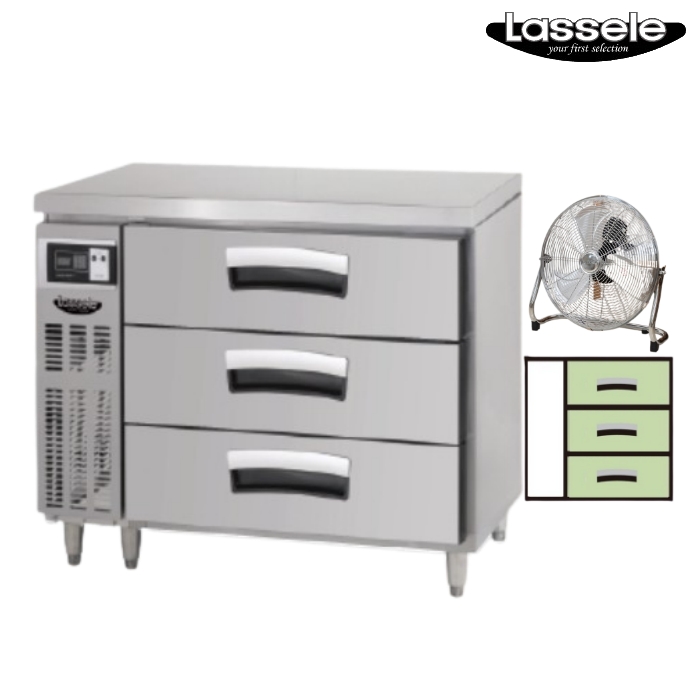 카페 3단 서랍냉장고 제과제빵 서랍형 테이블냉장고 900