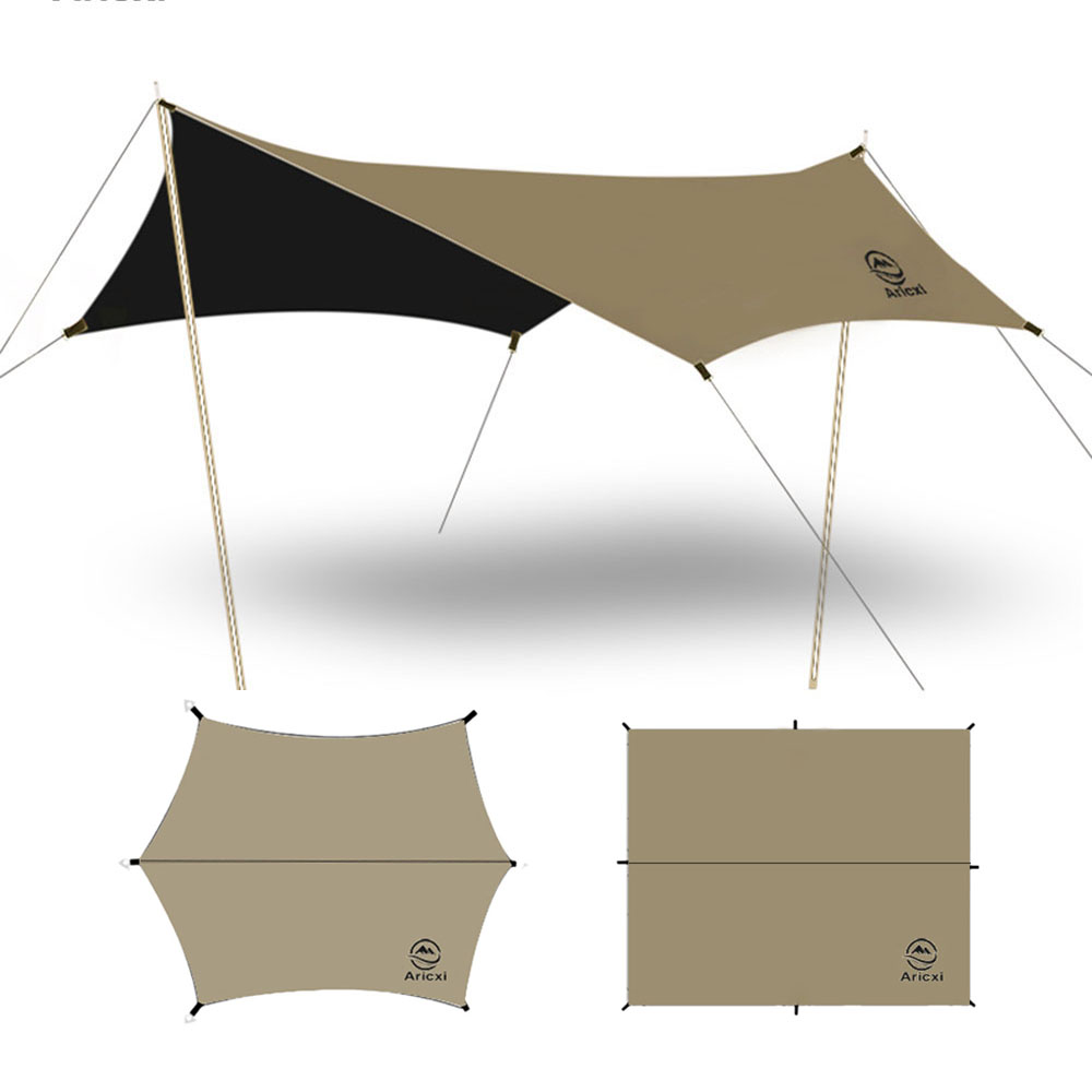 아릭시 블랙코팅 실타프 40D 초경량 그늘막 타프 바람막이 M
