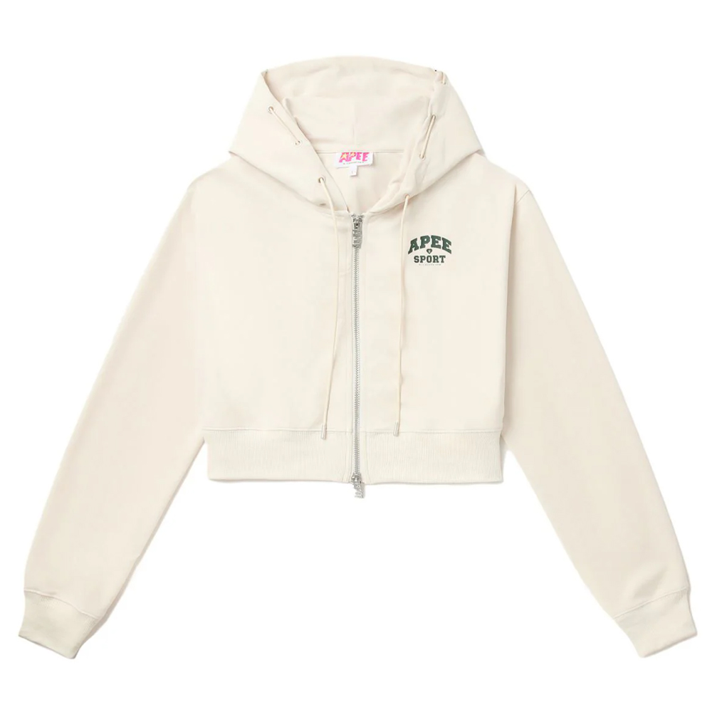베이프 우먼즈 후드집업 ZIP UP CROP HOODIE CK20-215-002 - 상세 이미지 3
