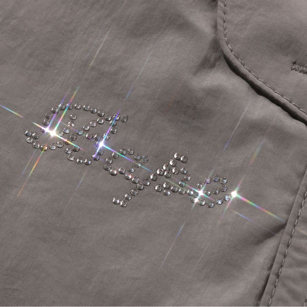 베이프 우먼즈 바지 CRYSTAL STONE BAPE LOGO ARMY PANTS 1L30-252-004 - 상세 이미지 5