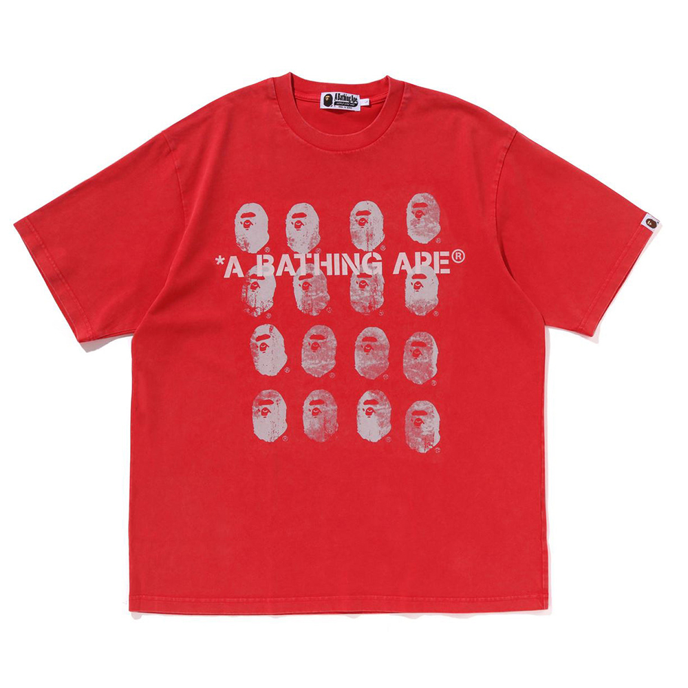 베이프 반팔티 GARMENT DYE LOGO RELAXED FIT TEE 1L30-109-348 - 상세 이미지 3