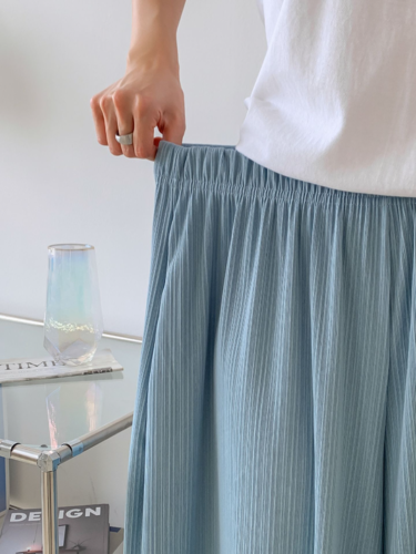 폼나나 Pomnana 오버핏 와이드 긴바지 찰랑훌 데일리 편한 팬츠 - 상세 이미지 4