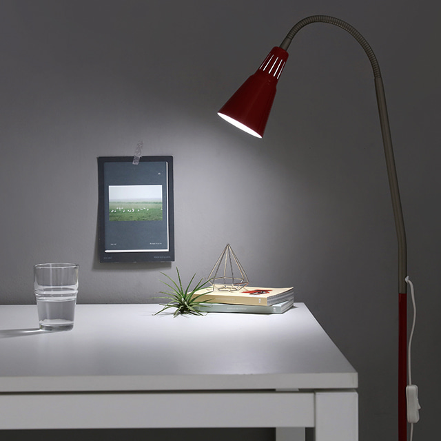 [E14전구선물] VARTEN 장스탠드 E14 KS1287F 레드 4988.5372 - 상세 이미지 5