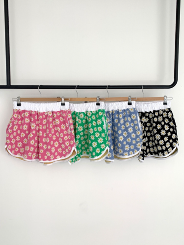 폼나나 Pomnana 오버핏 프링팅 기본 플라워반바지 여름 가을 팬츠 - 상세 이미지 2