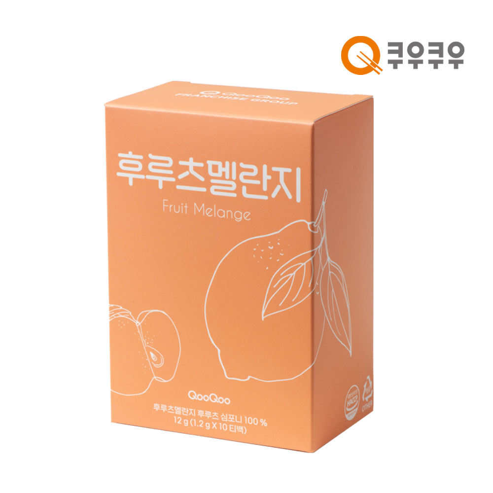 쿠우쿠우 안녕 후루츠멜란지 허브차 10티백 - 상품 이미지