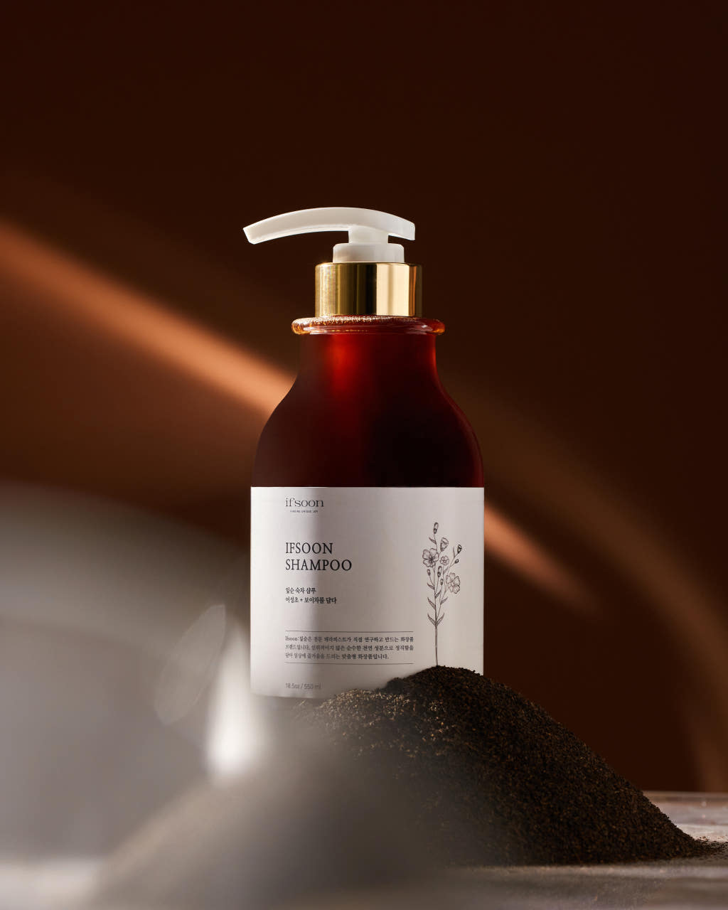 잎순 보이차 숙차 샴푸 천연 손상모 약산성 머릿결 극손상 모발 클리닉 500ml - 상세 이미지 3
