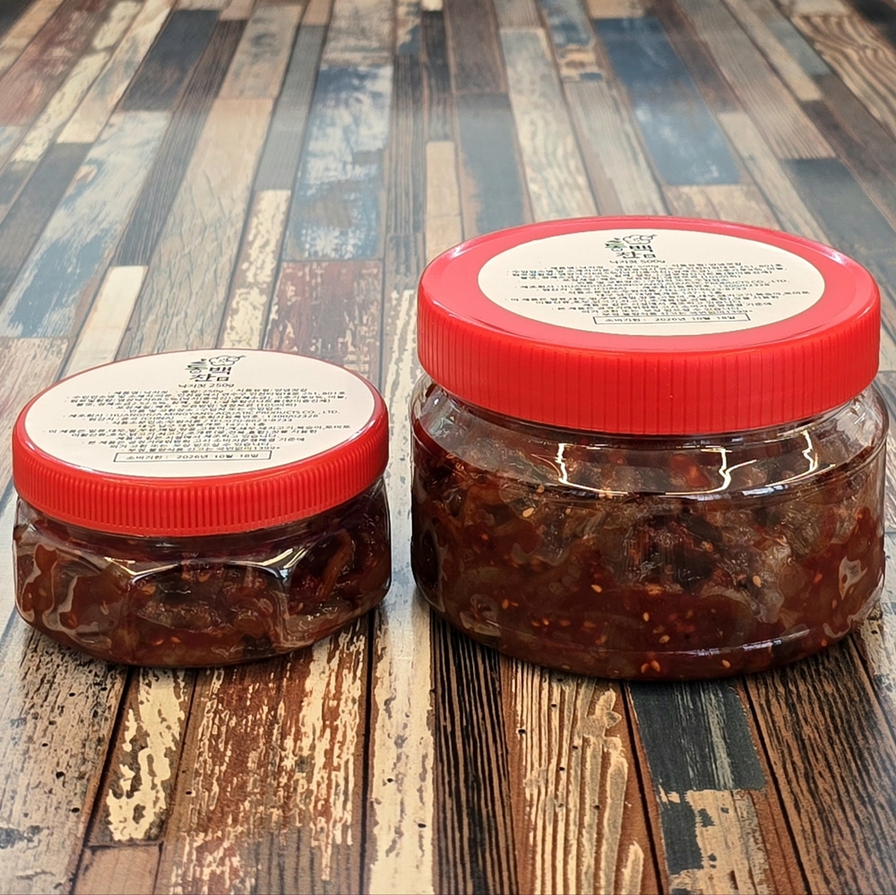 낙지젓 낙지젓갈 강경 곰소 비빔 양념 대용량 가정용 선물용 업소용 도매 250g, 1개 - 상세 이미지 4