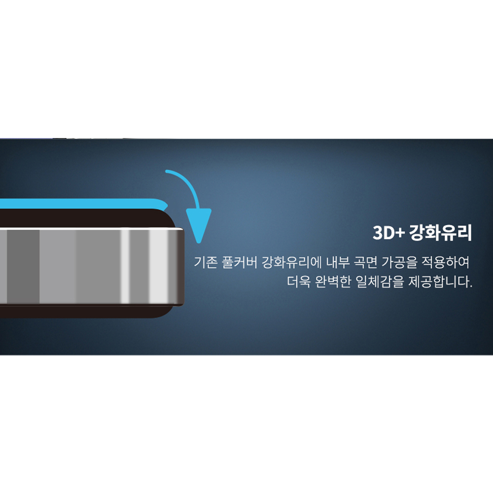 고부기 3D 풀커버 강화유리 사생활보호 프라이버시 액정보호필름 아이폰16 프로, 2매입 - 상세 이미지 4