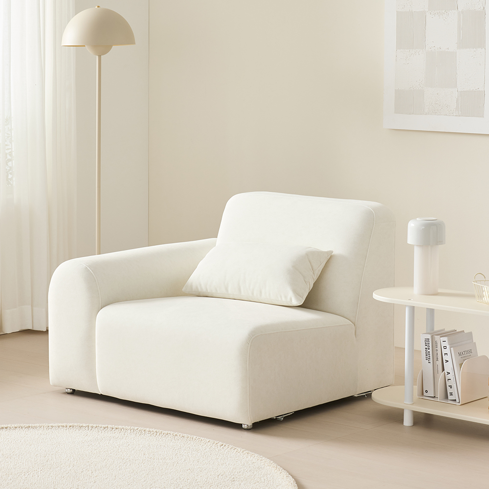 듀이 아트 1인용 쇼파 프리미엄 갤럭시 패브릭 모듈 소파 CL526