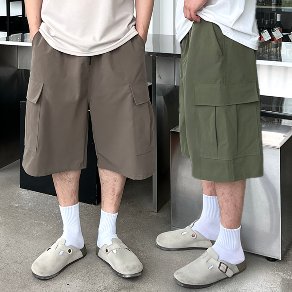 1+1 나일론반바지 카고반바지 남자버뮤다팬츠