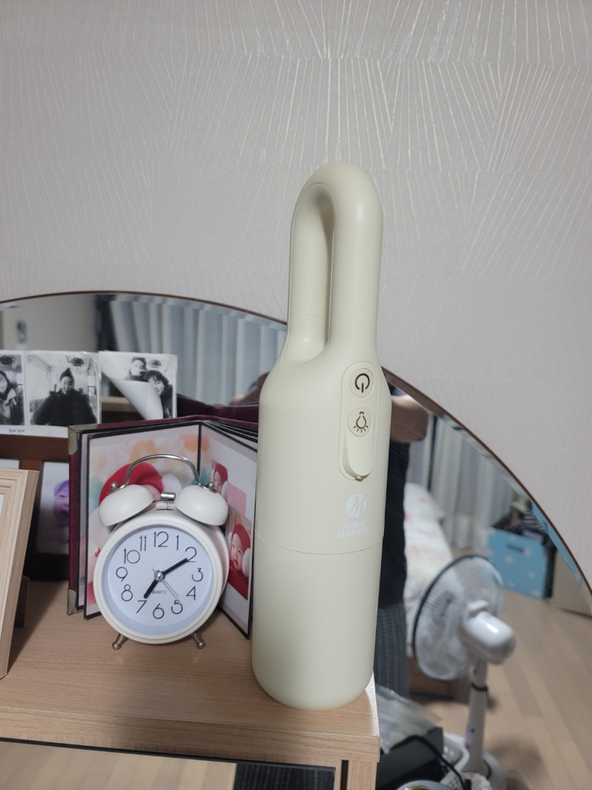 홈마블 560g 가벼운 무선 미니청소기 핸디 소형 머리카락 자취방 원룸 청소기 창틀 틈새 판매처 상세 정보 이미지 4