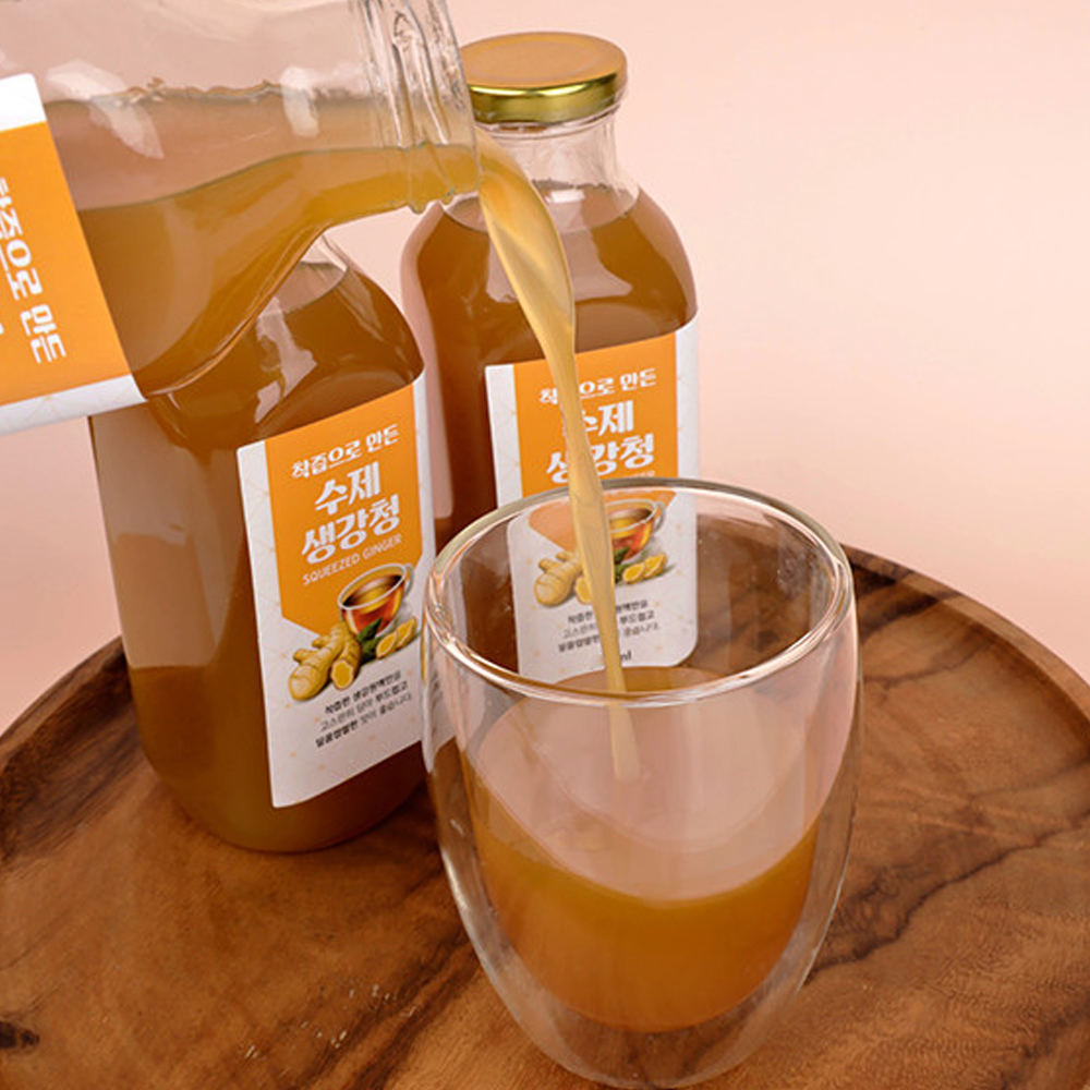 유기농 생강청 600g 국내산 수제 생강차 원액
