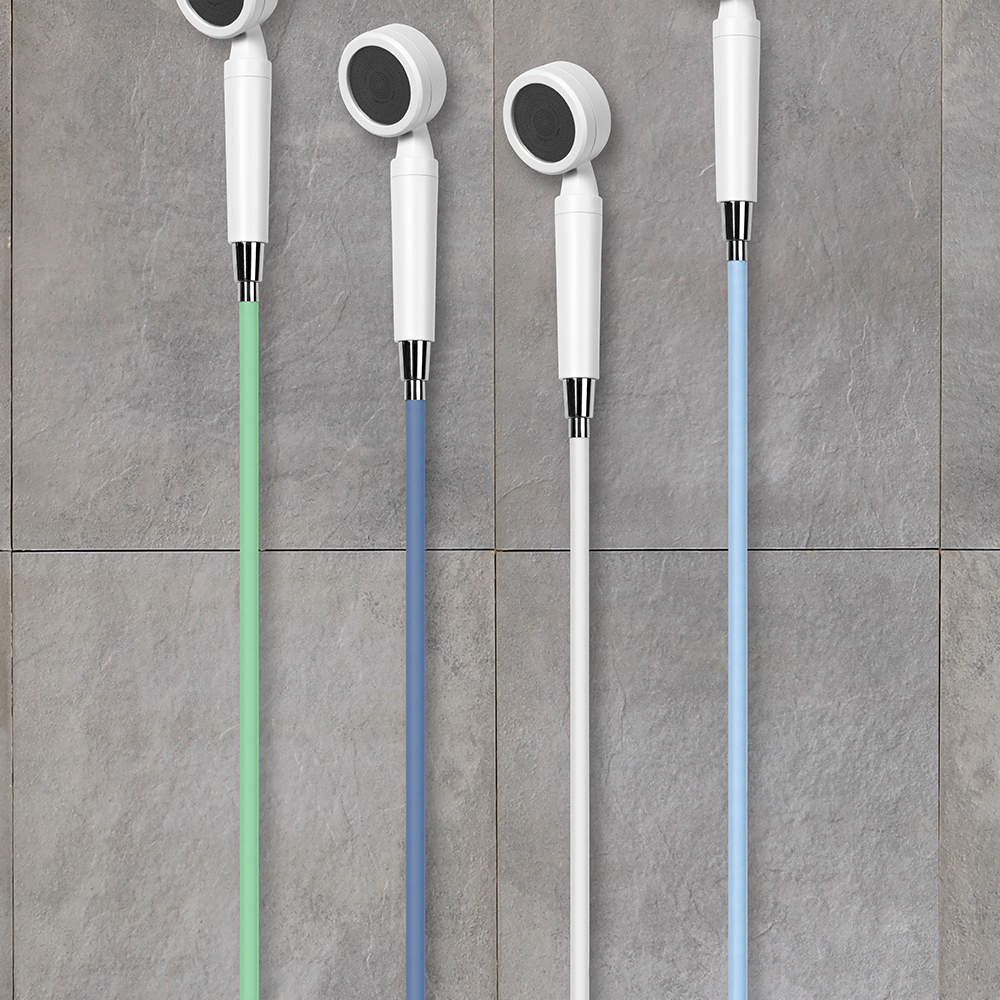 해피달링 리플랜 욕실 샤워기 물때 꼬임 방지 pvc 샤워 호스 2m 12color 이미지 8