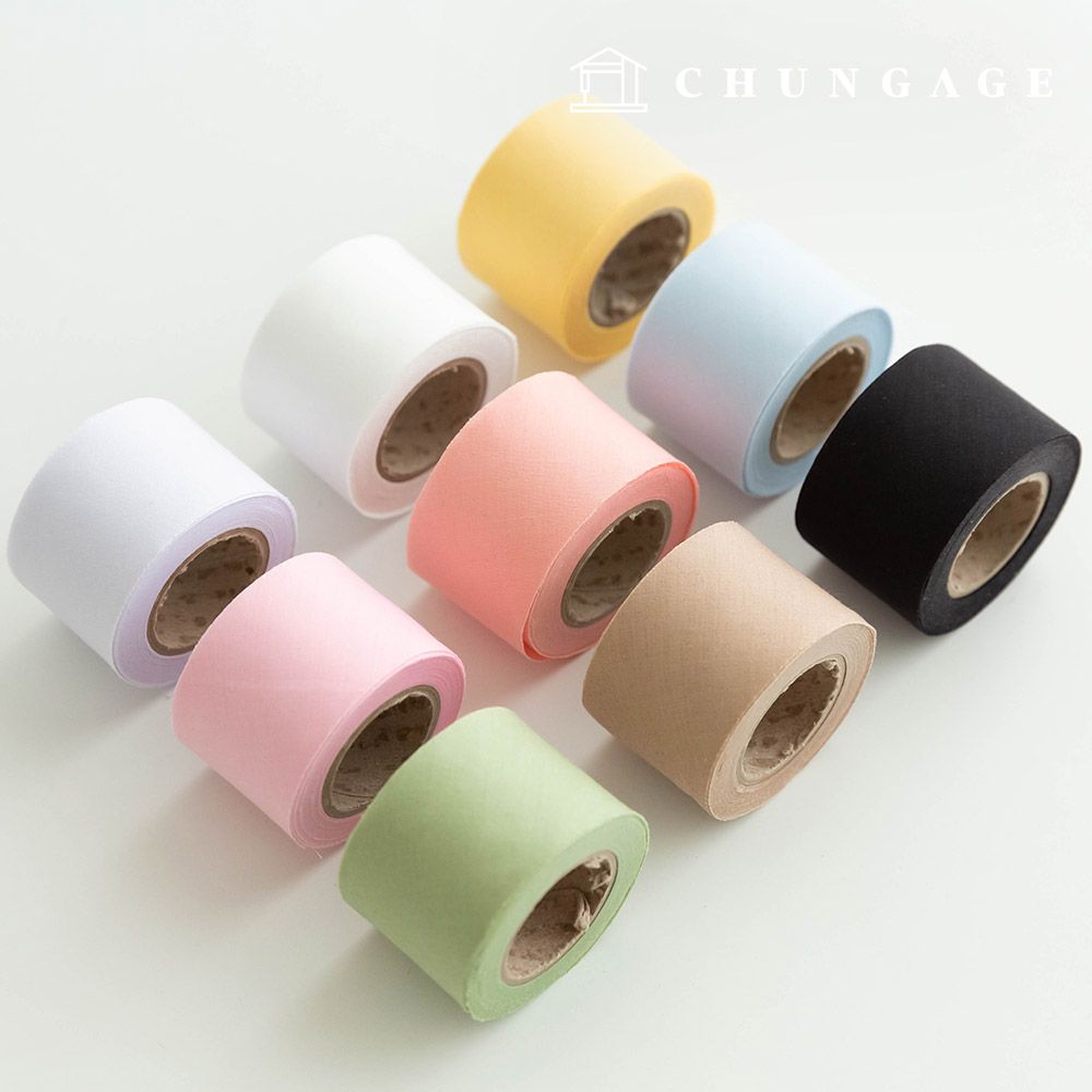 롤바이어스 면혼방 4cm 무지 바이어스 9종 - 메인 이미지