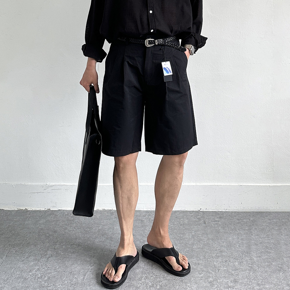 남자 반바지 면 버뮤다 반바지 밴딩 나일론 남자여름바지 - 상세 이미지 3