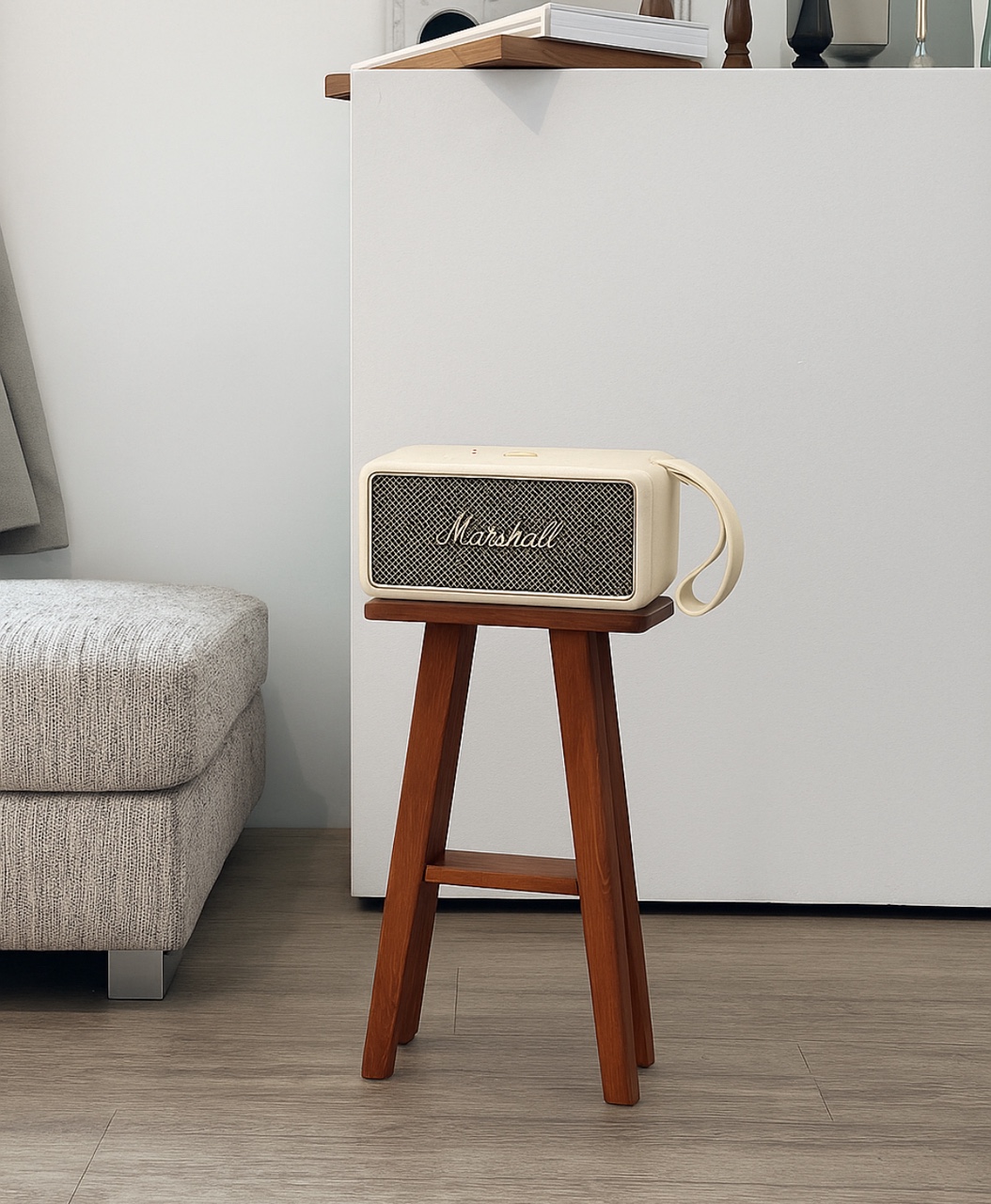 양장박웍스 마샬 스피커 스탠드 미들톤 2 1 미들턴 우드 받침대 고급 거치대