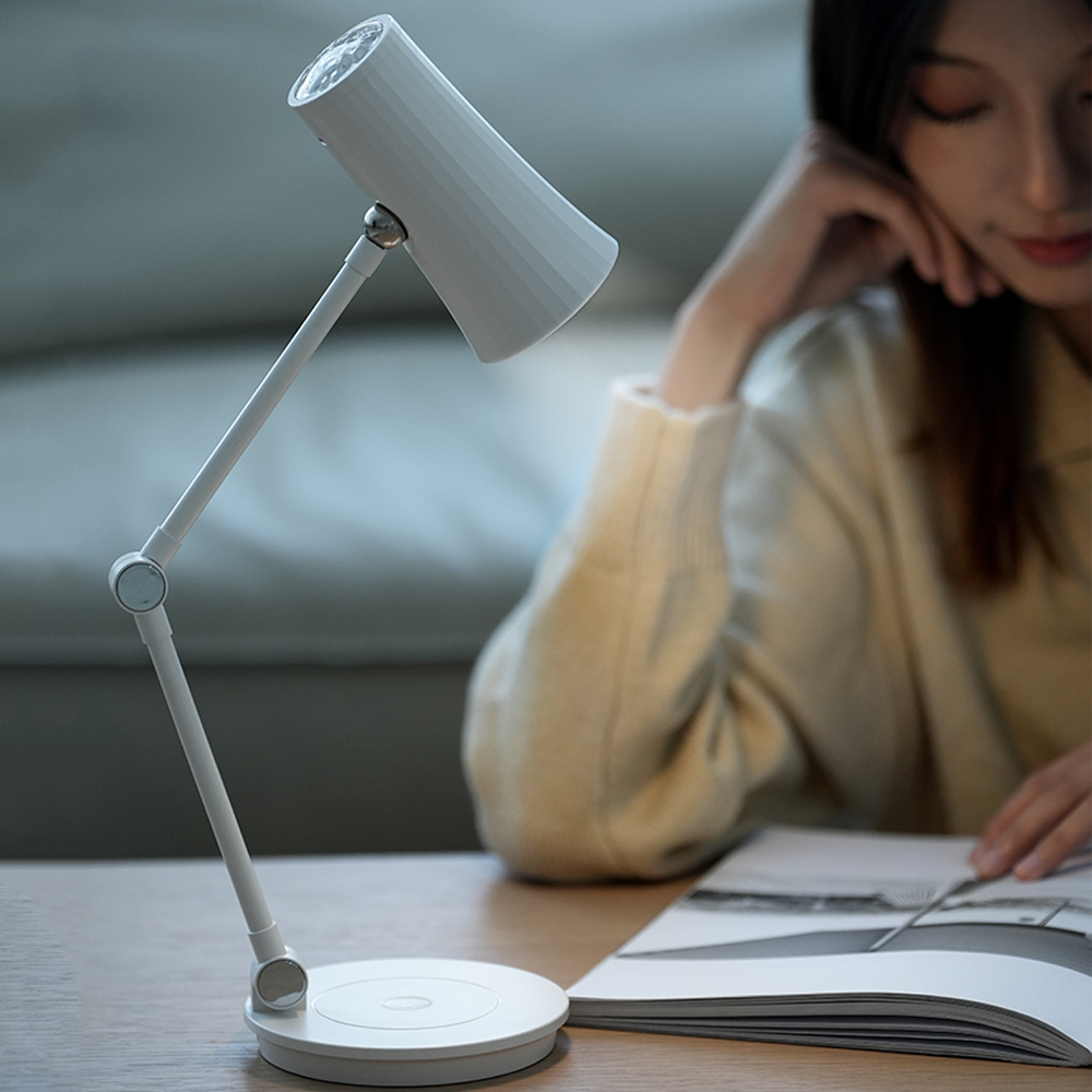 AX-T1 LED 무선 책상스탠드 독서등 탁상 침대조명 마그네틱 휴대폰충전 겸용 이미지 6