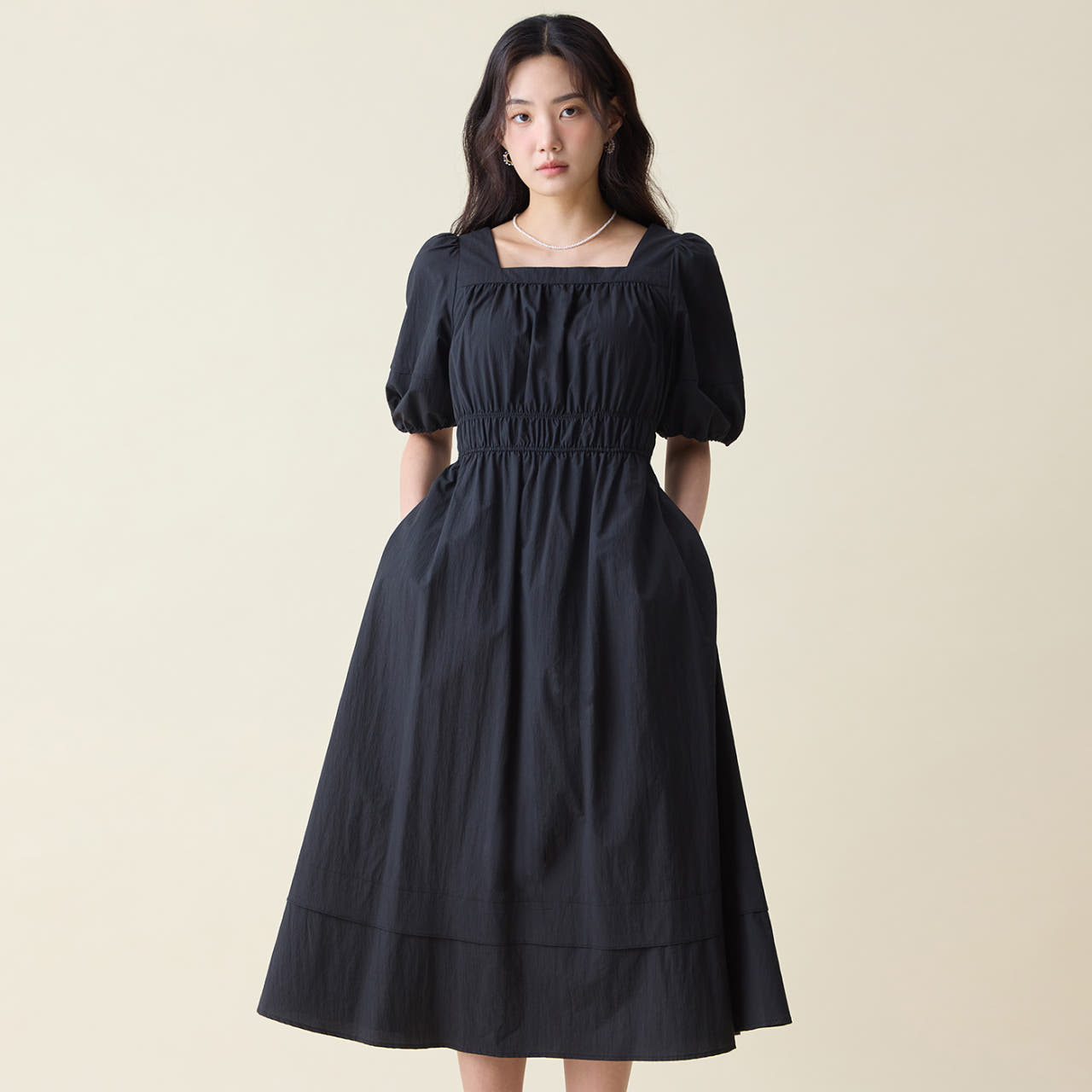 로엠 스모킹 롱 원피스 RMOWF25R15