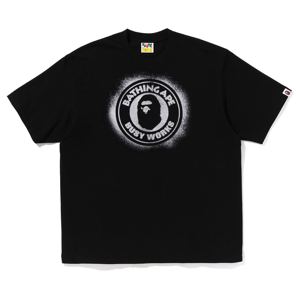 베이프 반팔티 SPRAY PRINT BUSY WORKS RELAXED FIT TEE 1L30-110-321 - 상세 이미지 2