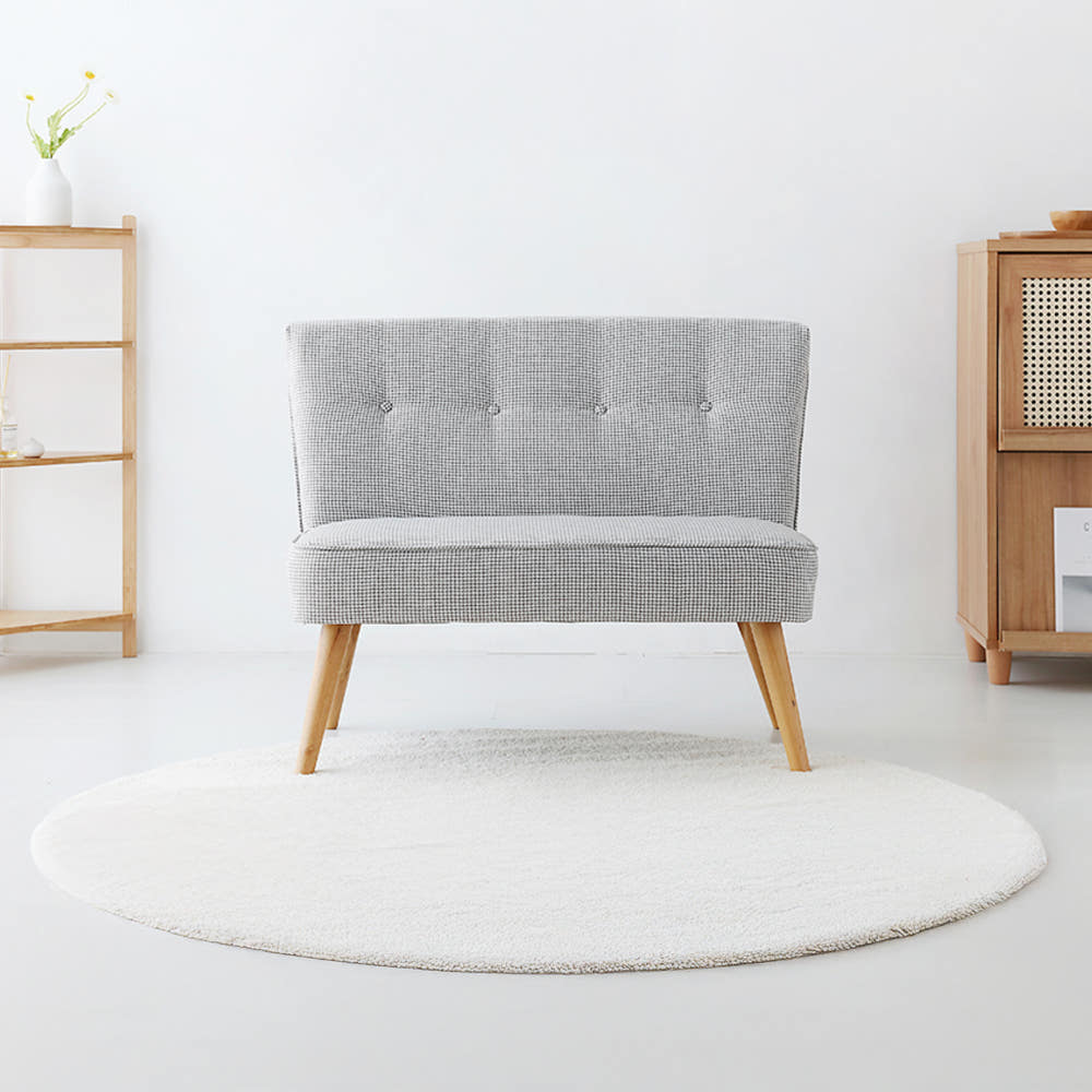 DEMIL 2인소파 윈드밀패턴 다크그레이 9140.1857, 2인용