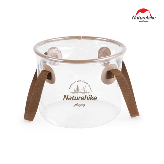 네이처하이크 캠핑 설거지통 10L 투명 캠프 바스켓 방수 식기 바구니