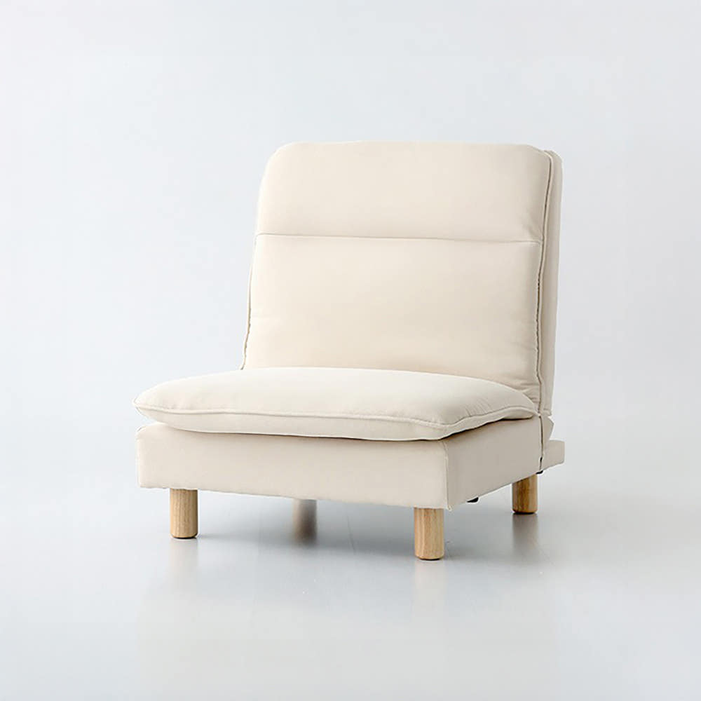 스텔라 1인 리클라이너 좌식소파 스툴미포함, 베이지 0717.1717, 1인용