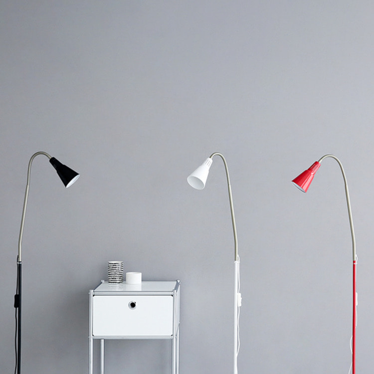 [E14전구선물] VARTEN 장스탠드 E14 KS1287F 레드 4988.5372 - 상세 이미지 3