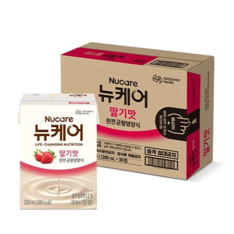 [] 뉴케어 딸기맛 (200mlx30팩), 1박스 : 씨유니마켓