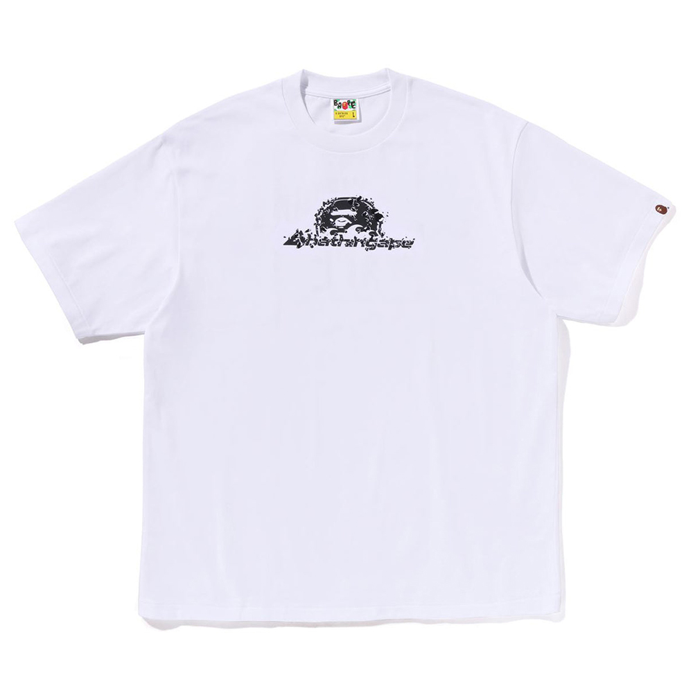 베이프 반팔티 RAINDROP APE HEAD LOGO RELAXED FIT TEE 1L30-110-307 - 상품 이미지