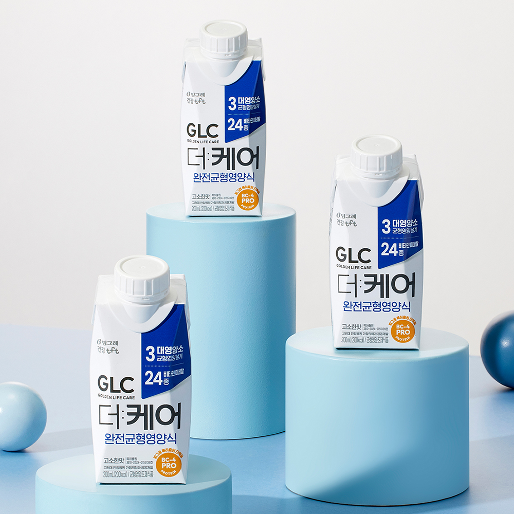 빙그레 GLC 더케어 완전균형영양식 고소한맛 200ml 54개입 환자영양식 이미지 2