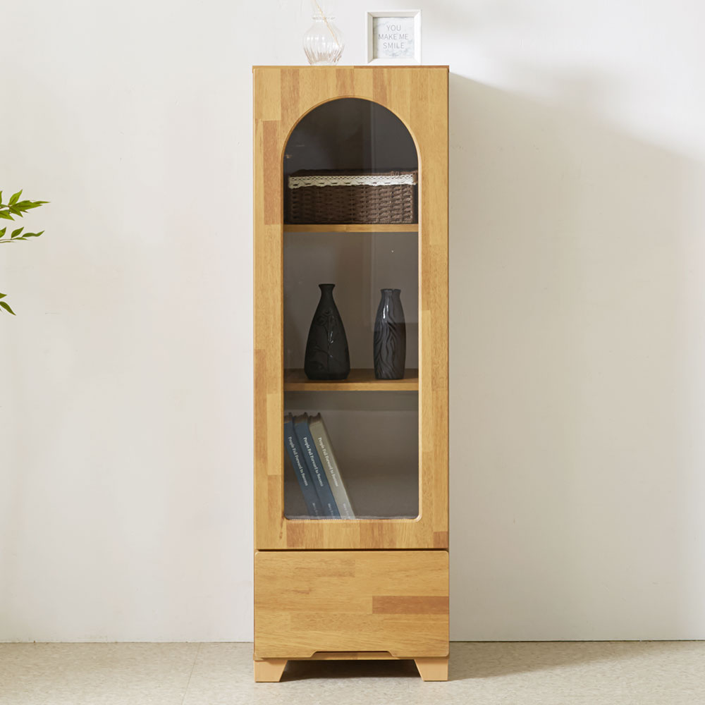 마롱 유리 장식장 그릇 진열장 400 3단