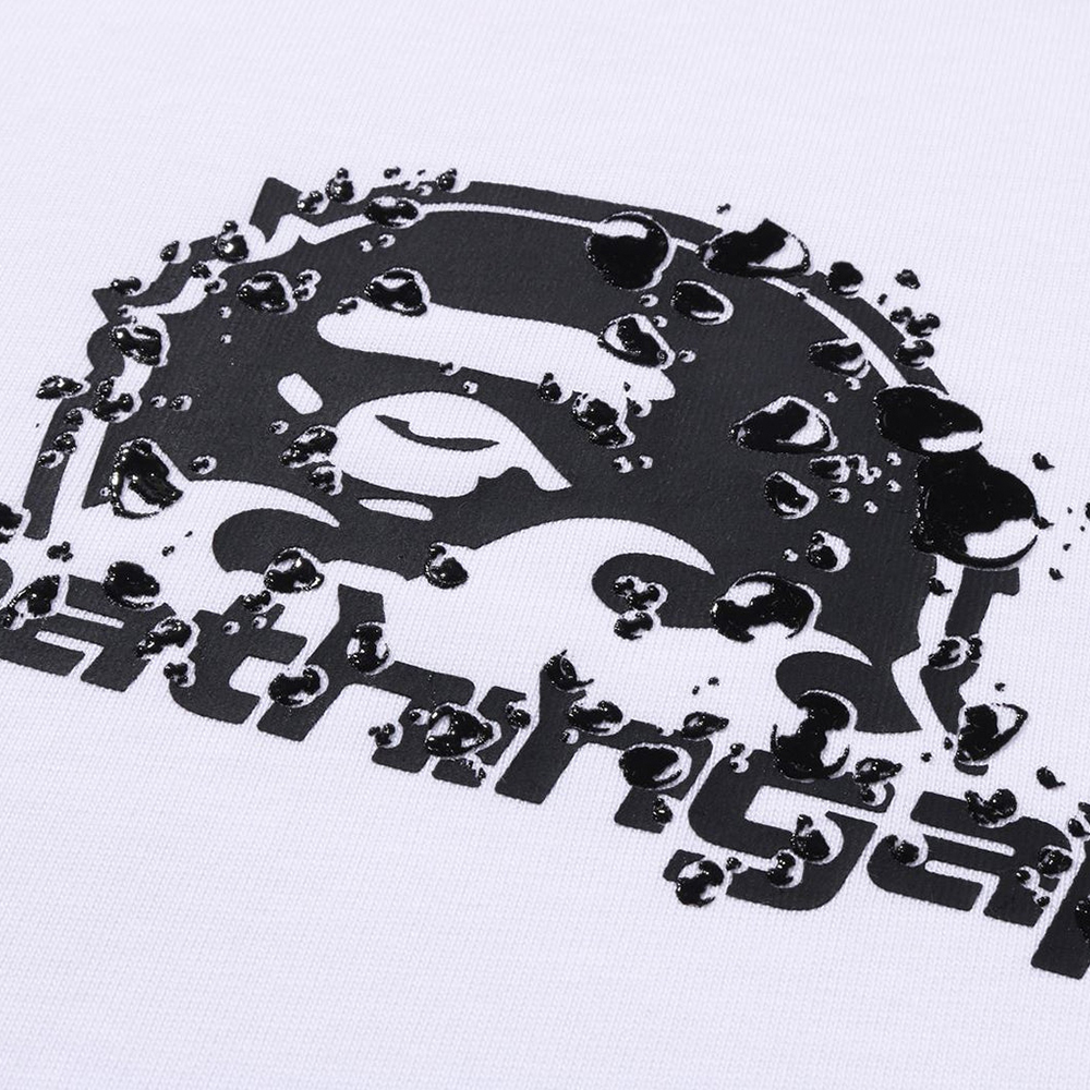 베이프 반팔티 RAINDROP APE HEAD LOGO RELAXED FIT TEE 1L30-110-307 - 상세 이미지 5