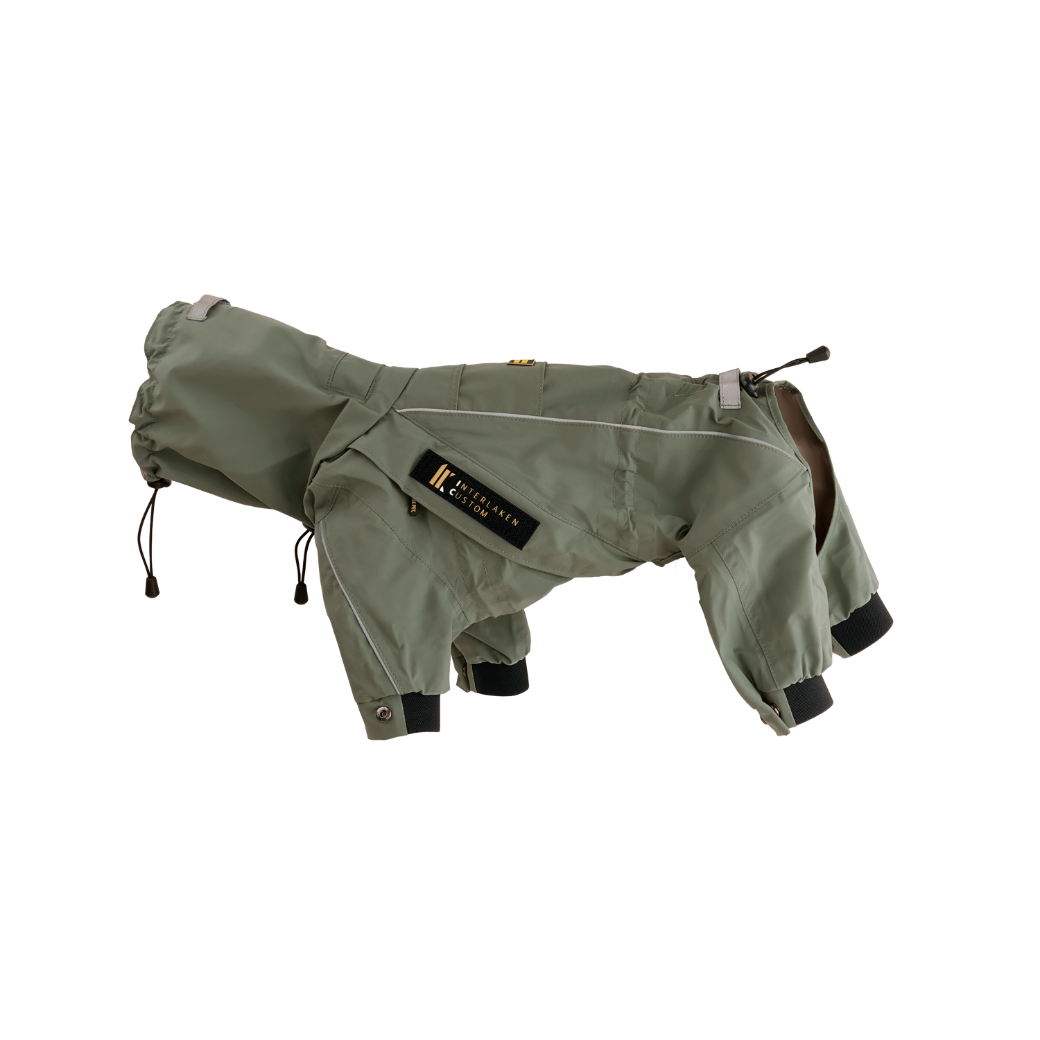 인터라켄 올인원 강아지 우비 레인코트 바람막이 S