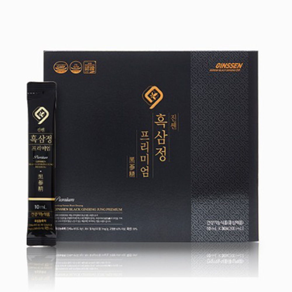 구증구포 흑삼진액 진쎈 흑삼정 엑기스 진세노사이드 rg3 특이사포닌 고함량 스틱 - 상품 이미지