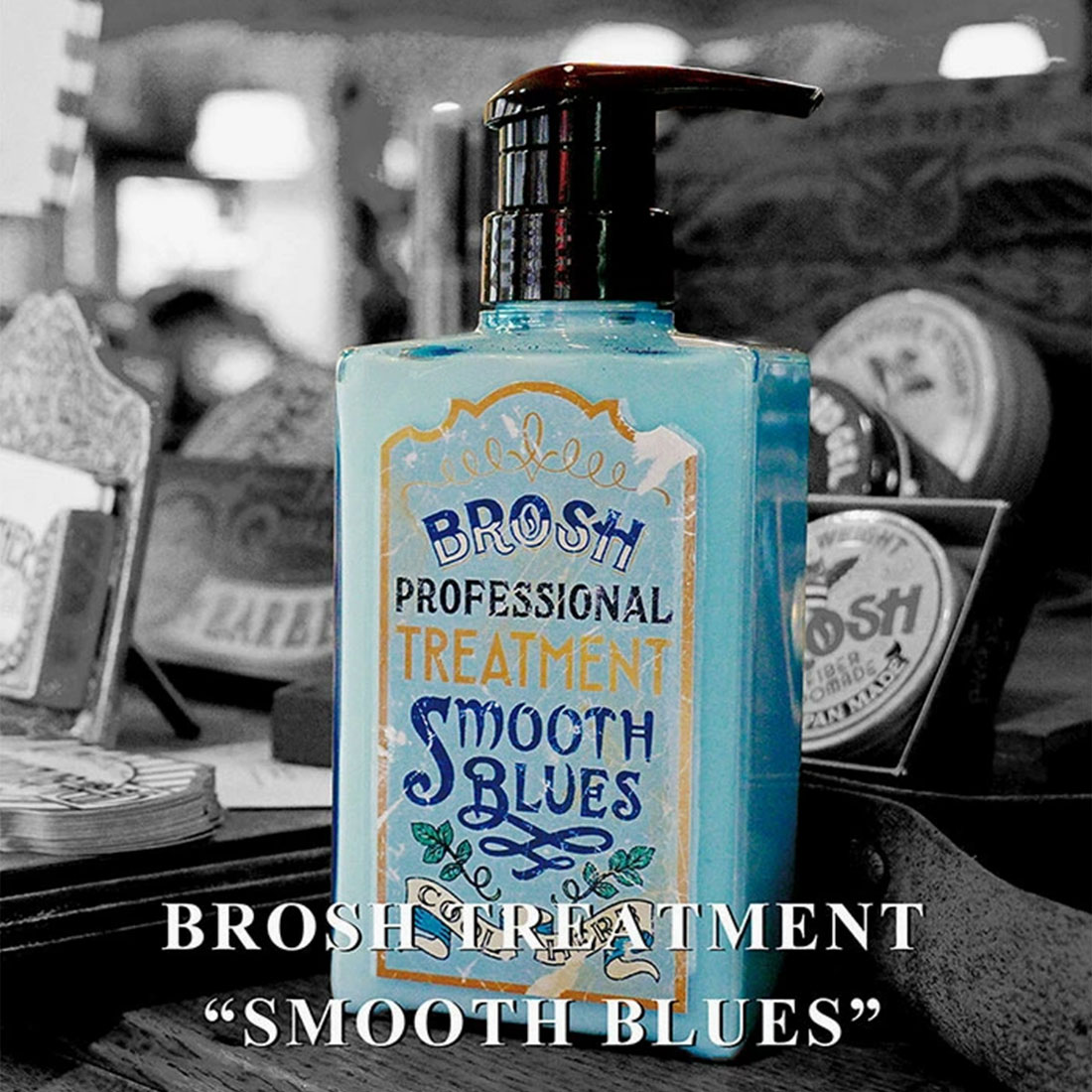 BROSH SMOOTH BLUES 보타니컬 트리트먼트 아이스 민트 400ml