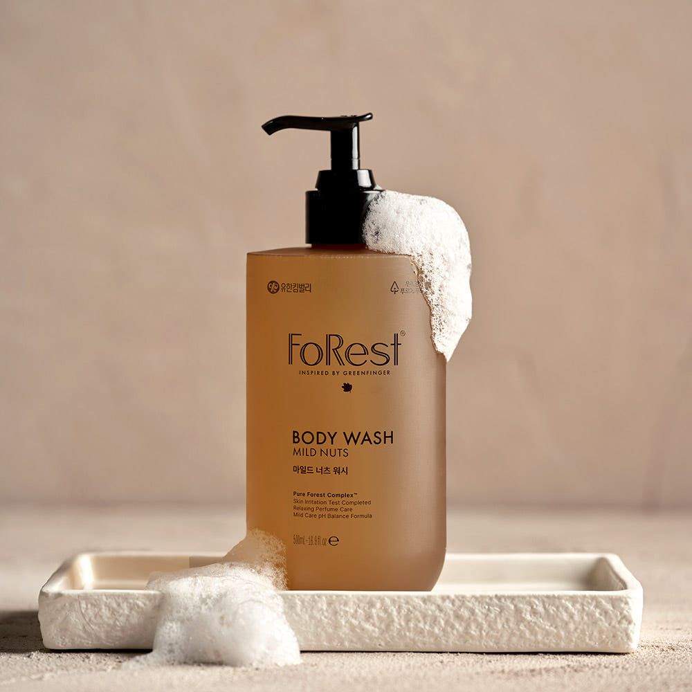 NEW 포레스트 마일드너츠 바디워시 500ml 온가족용 대용량 고보습 바디케어