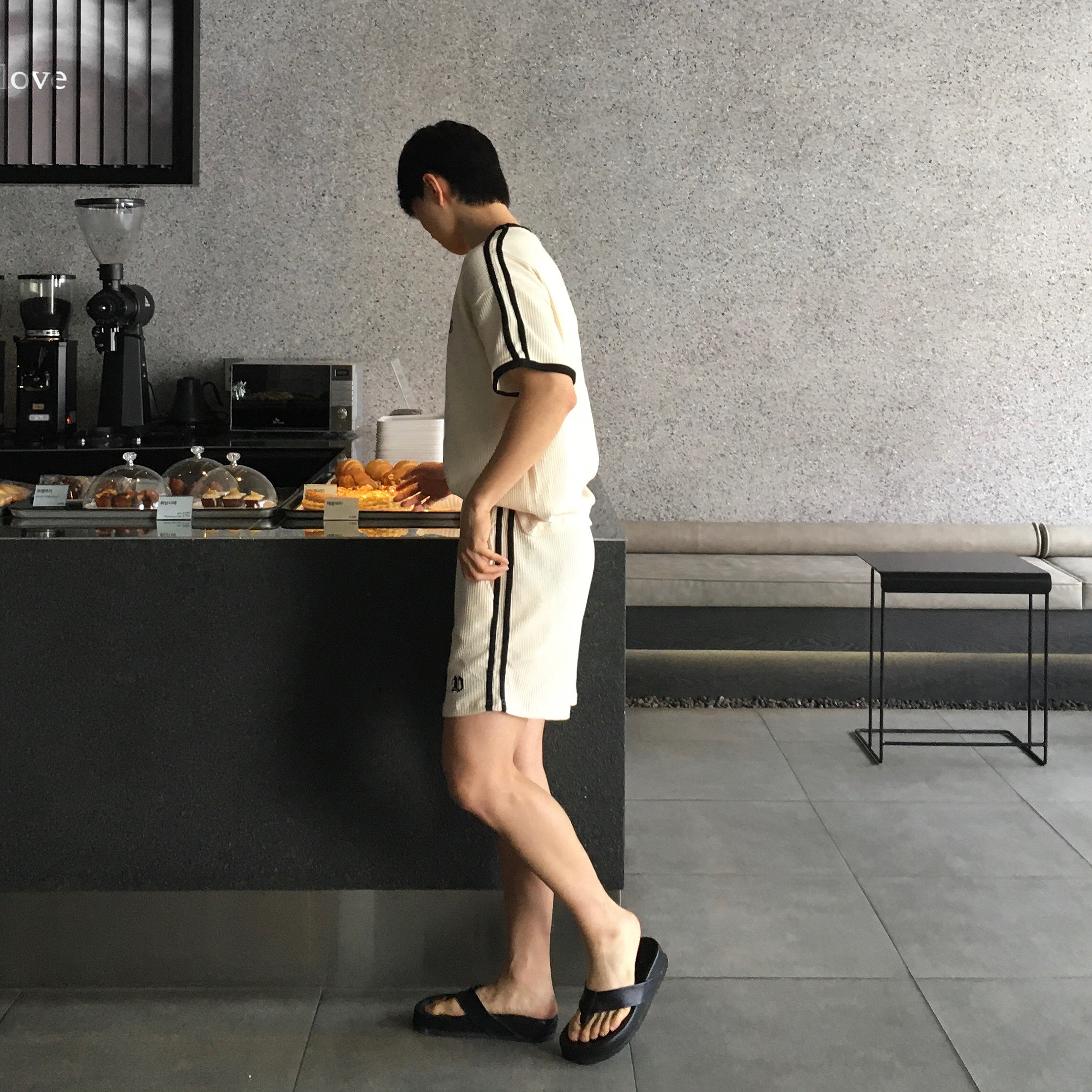 반팔셋업 남자트레이닝세트 러닝복 이미지 8