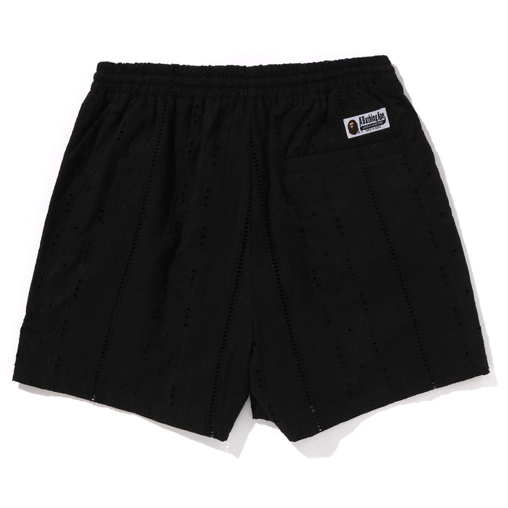 베이프 바지 EMBROIDERY RELAXED FIT SHORTS 1L30-153-307 - 상세 이미지 2