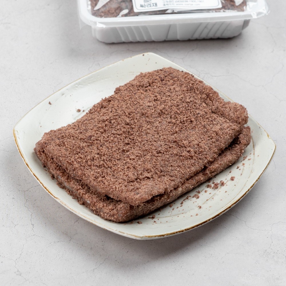 싸리재 팥떡 [ 고운 팥시루 찰떡 240g ] 생일상 고사떡 찹쌀떡 팥시루떡 - 상세 이미지 3