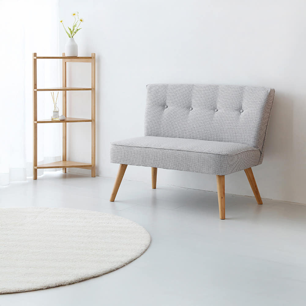 DEMIL 2인소파 윈드밀패턴 다크그레이 9140.1857, 2인용