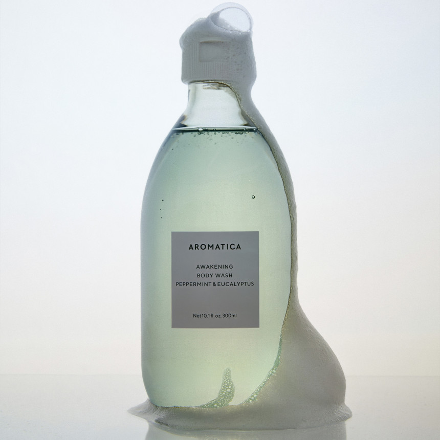 아로마티카 어웨이크닝 바디워시 300ML 쿨링 바디워시 클렌져 샤워 젤 사진 2