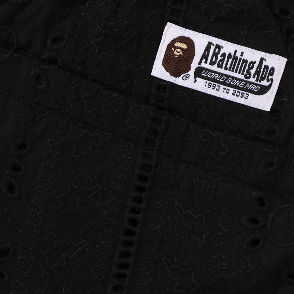 베이프 바지 EMBROIDERY RELAXED FIT SHORTS 1L30-153-307 - 상세 이미지 5