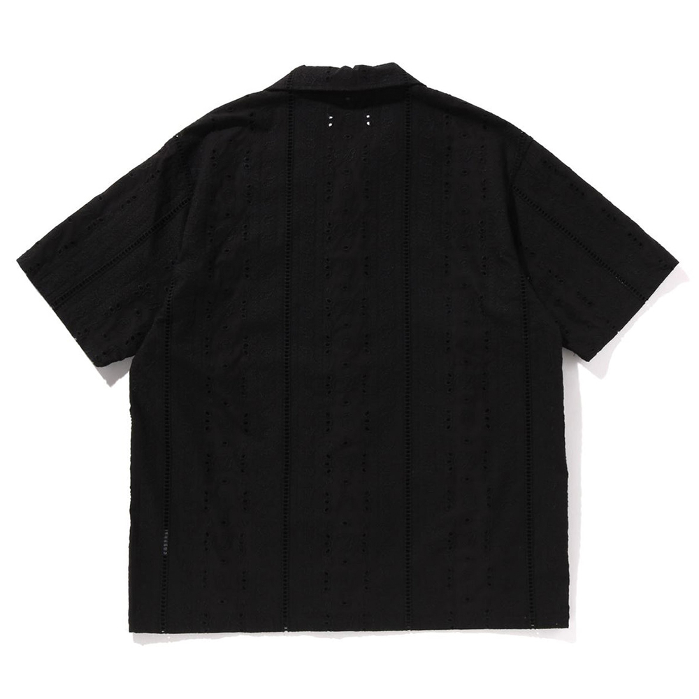 베이프 셔츠 EMBROIDERY OPEN COLLAR SS SHIRT 1L30-132-305 - 상세 이미지 4