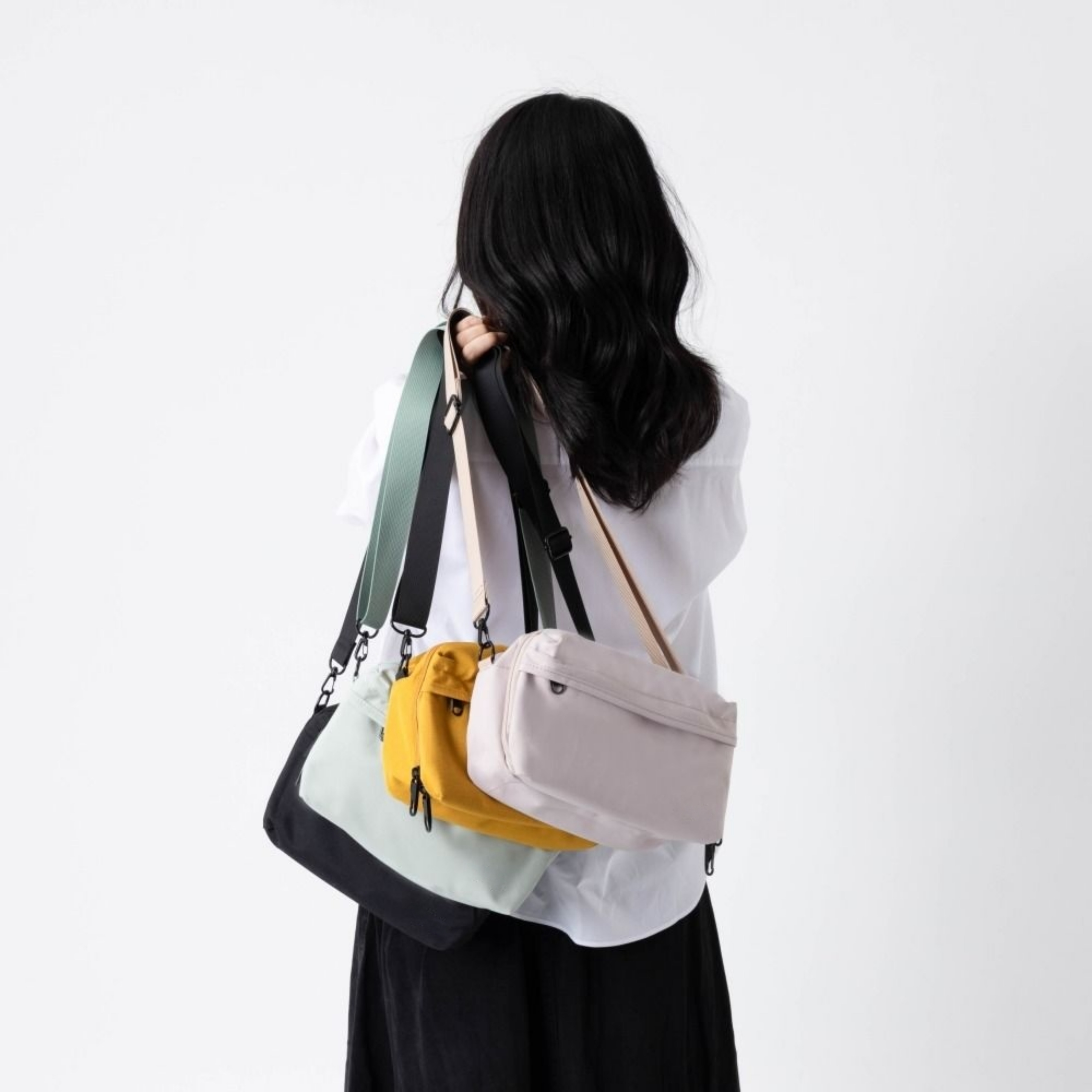 도난방지 슬링백 여권 크로스백 여행용 소매치기방지 RFID차단 안티스키밍 가방 유럽 여자