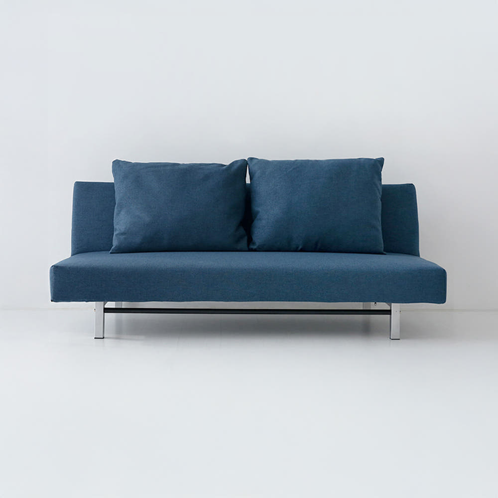 BONESEN 3인 소파베드 스툴미포함, 블루 1396.8260, 3인용