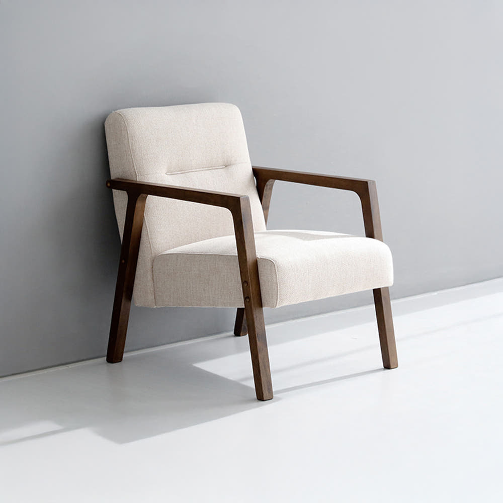 COOKY 패브릭 소파 1인 베이지 6747.2858, 1인용