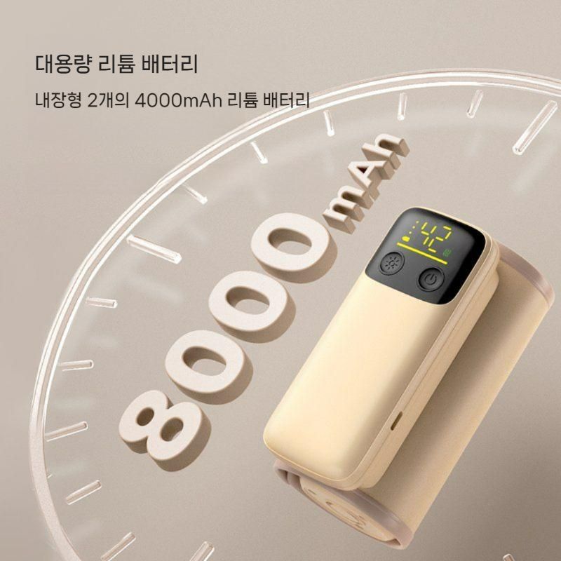 휴대용 분유 워머 무선 보온 젖병 보틀 워머 모유 이유식 중탕 데우기 포트 여행용 외출용 4세대 플래그십 8000mAh - 상세 이미지 4