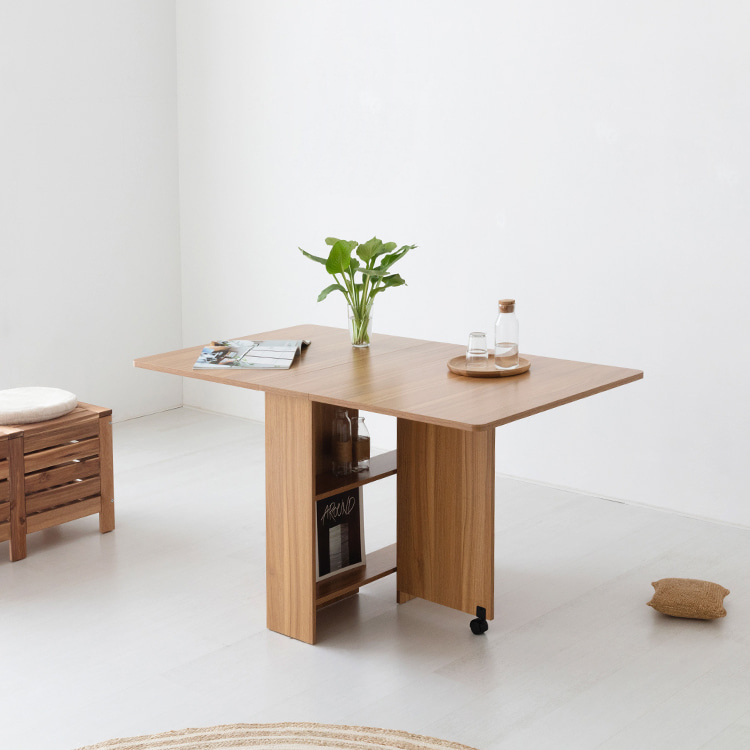 OLVIA 접이식테이블 1400mm, 라이트브라운 6566.5891