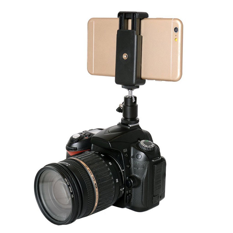카메라 핸드폰 거치대 촬영 회전 홀더 DSLR 클립 핫슈 짐벌 핫슈클립 - 상품 이미지